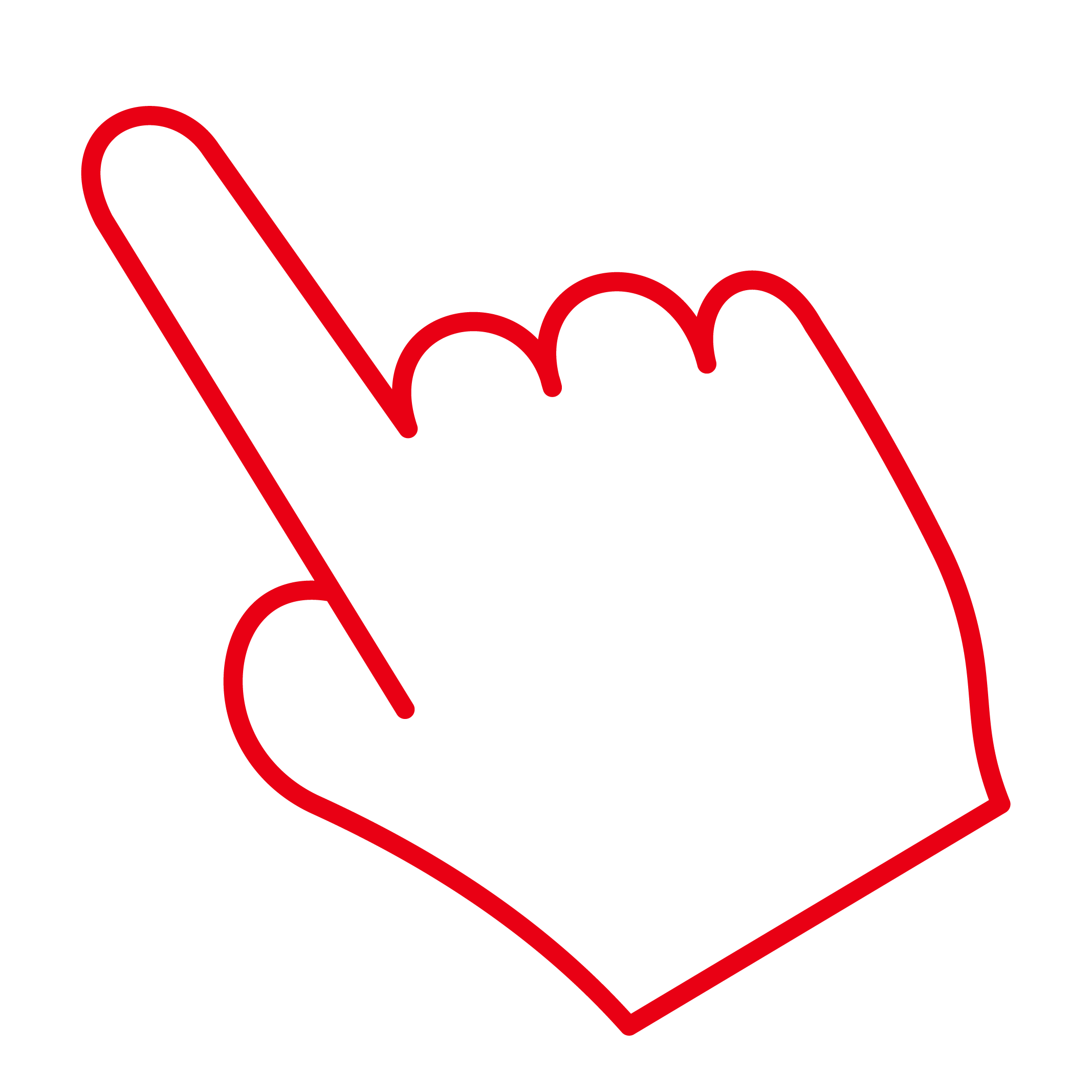 red hand
